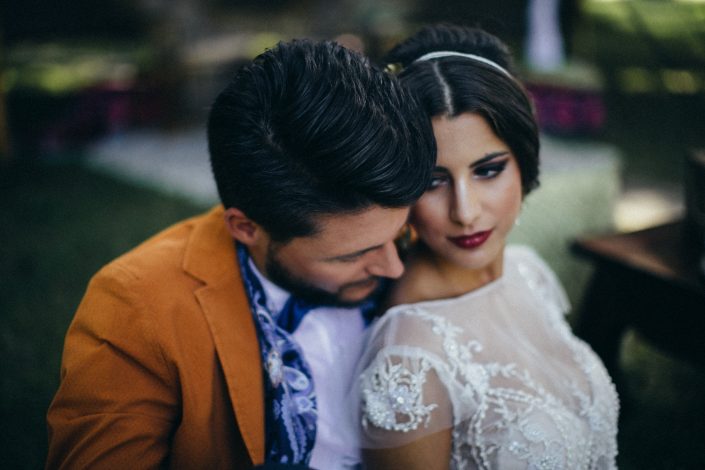 Oriental Bohemian Wedding Dress Styled Shooting